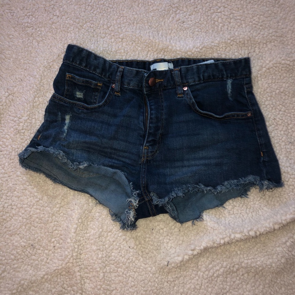 Jean Booty Shorts